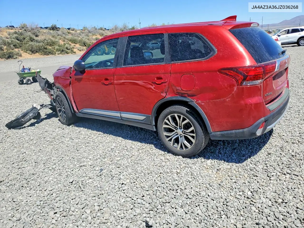 2018 Mitsubishi Outlander Se VIN: JA4AZ3A36JZ036268 Lot: 58765066