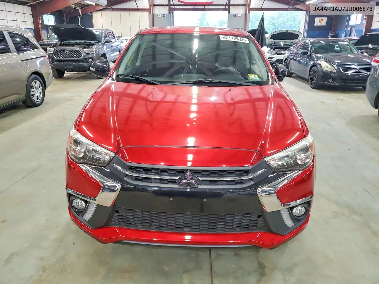 2018 Mitsubishi Outlander Sport Es VIN: JA4AR3AU7JU006878 Lot: 62110626