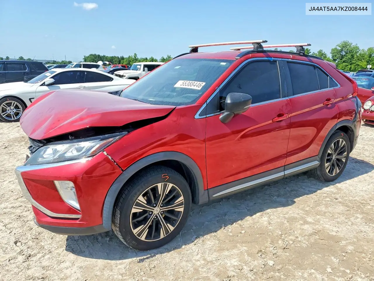 2019 Mitsubishi Eclipse Cross Se VIN: JA4AT5AA7KZ008444 Lot: 55388446