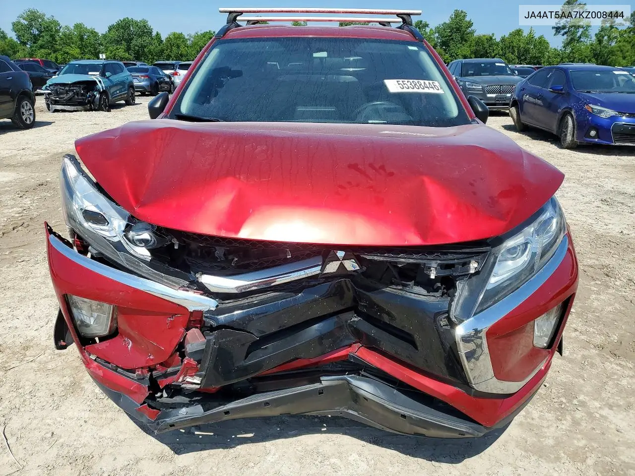 2019 Mitsubishi Eclipse Cross Se VIN: JA4AT5AA7KZ008444 Lot: 55388446