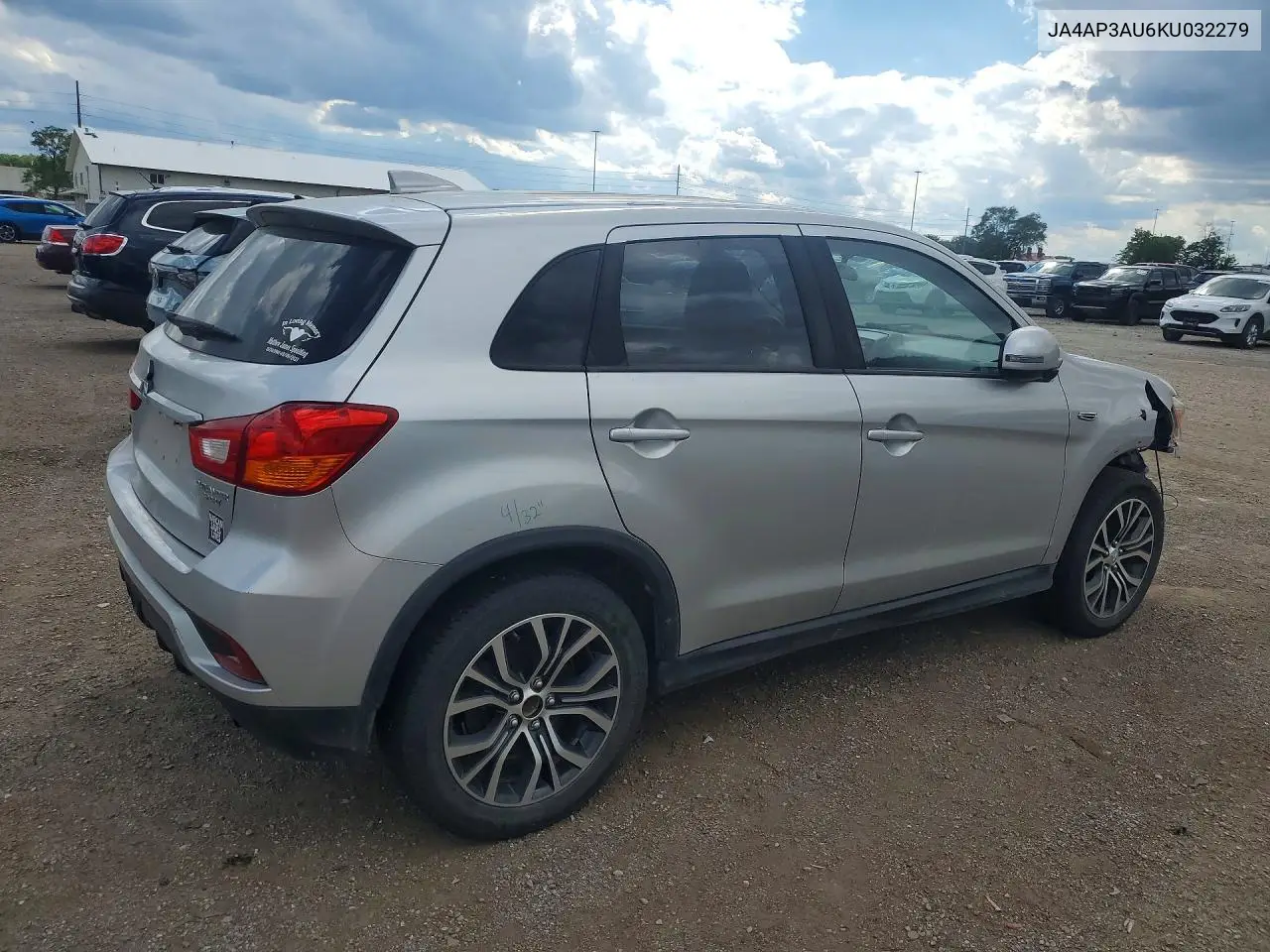 2019 Mitsubishi Outlander Sport Es VIN: JA4AP3AU6KU032279 Lot: 57052316