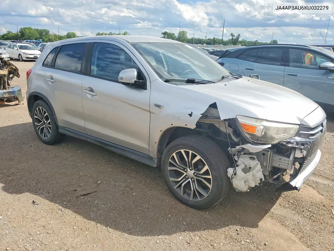 2019 Mitsubishi Outlander Sport Es VIN: JA4AP3AU6KU032279 Lot: 57052316