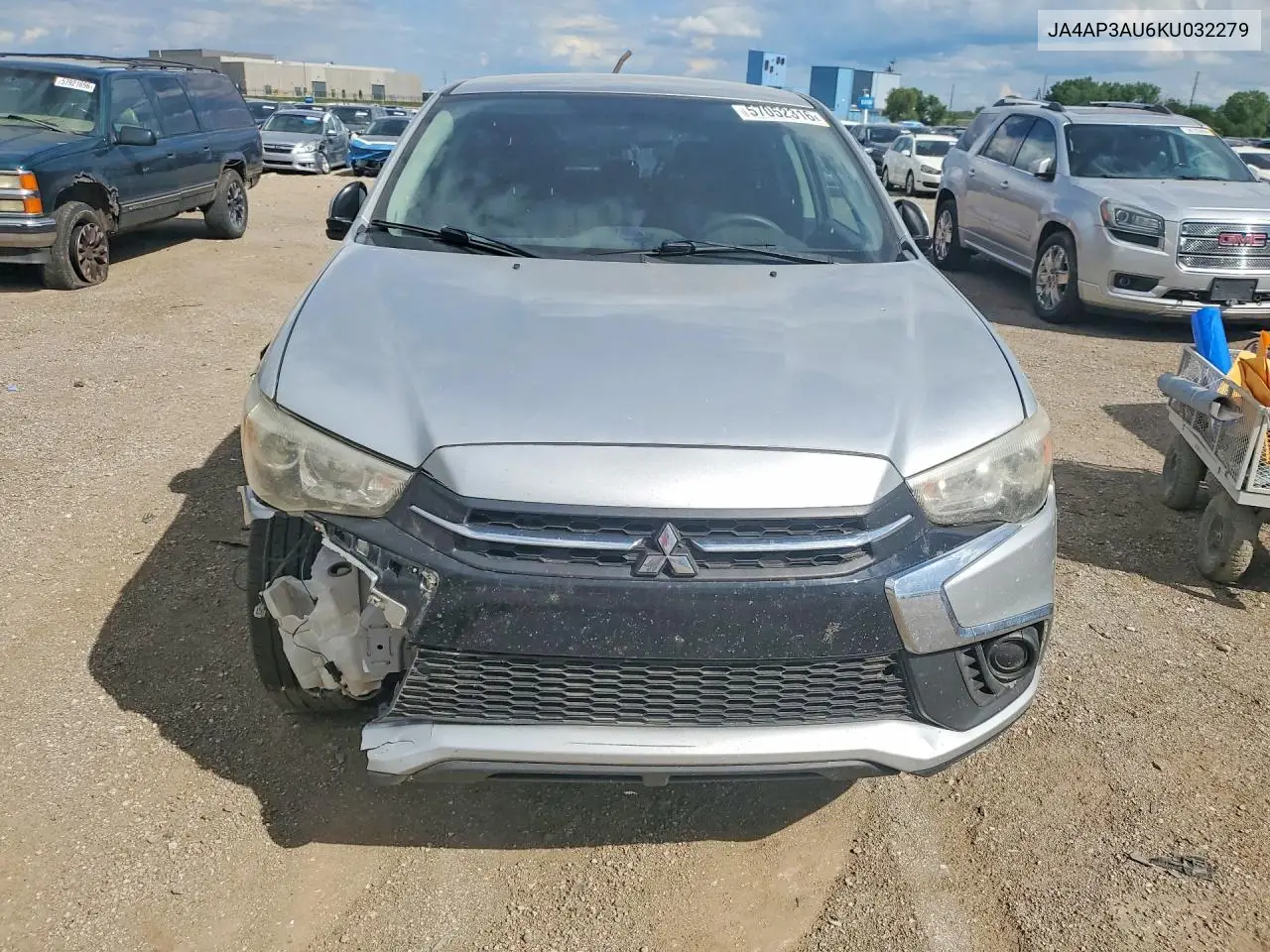 2019 Mitsubishi Outlander Sport Es VIN: JA4AP3AU6KU032279 Lot: 57052316