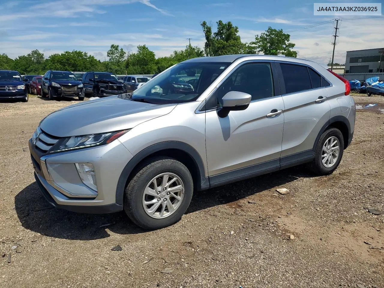 2019 Mitsubishi Eclipse Cross Es VIN: JA4AT3AA3KZ036925 Lot: 58138716