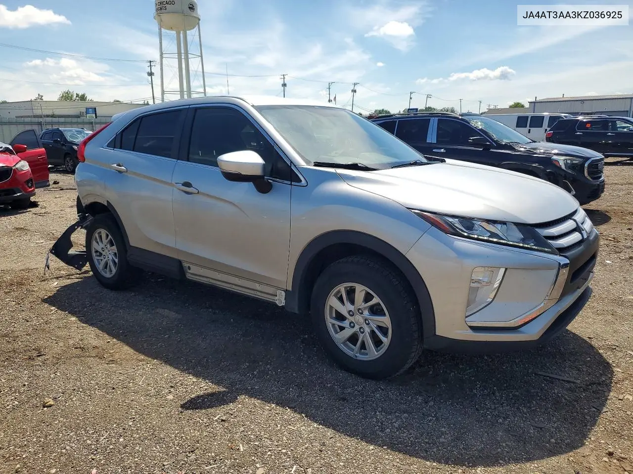 2019 Mitsubishi Eclipse Cross Es VIN: JA4AT3AA3KZ036925 Lot: 58138716