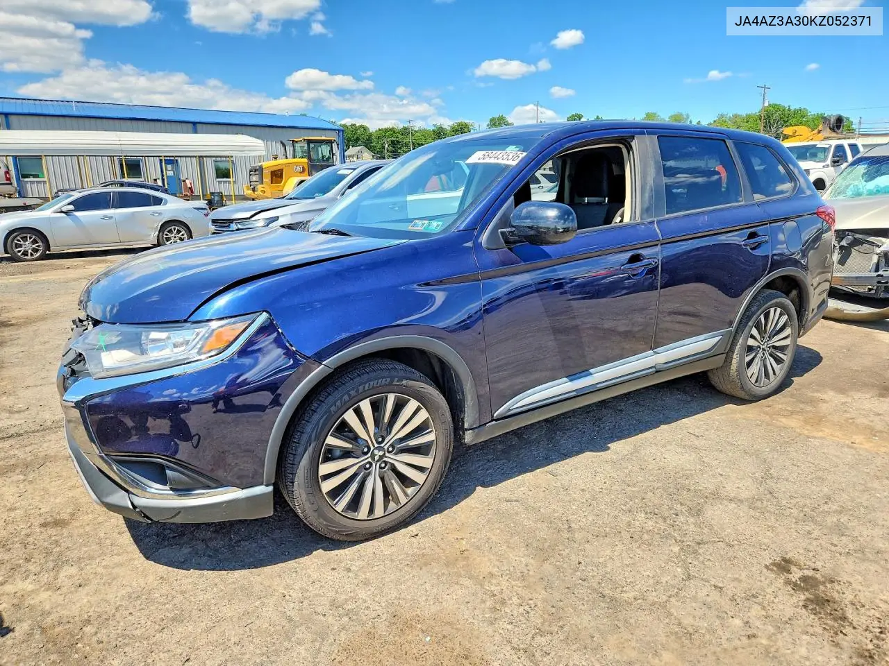2019 Mitsubishi Outlander Se VIN: JA4AZ3A30KZ052371 Lot: 58443536