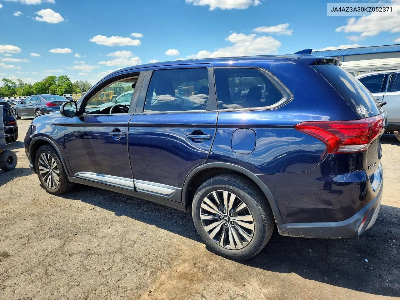 2019 Mitsubishi Outlander Se VIN: JA4AZ3A30KZ052371 Lot: 58443536