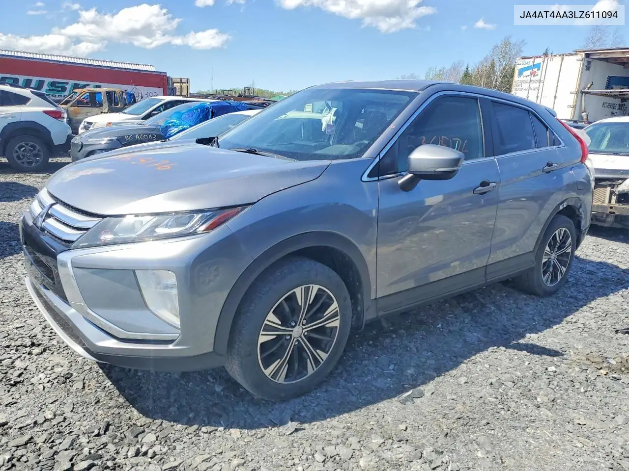 2020 Mitsubishi Eclipse Cross Le VIN: JA4AT4AA3LZ611094 Lot: 53615176