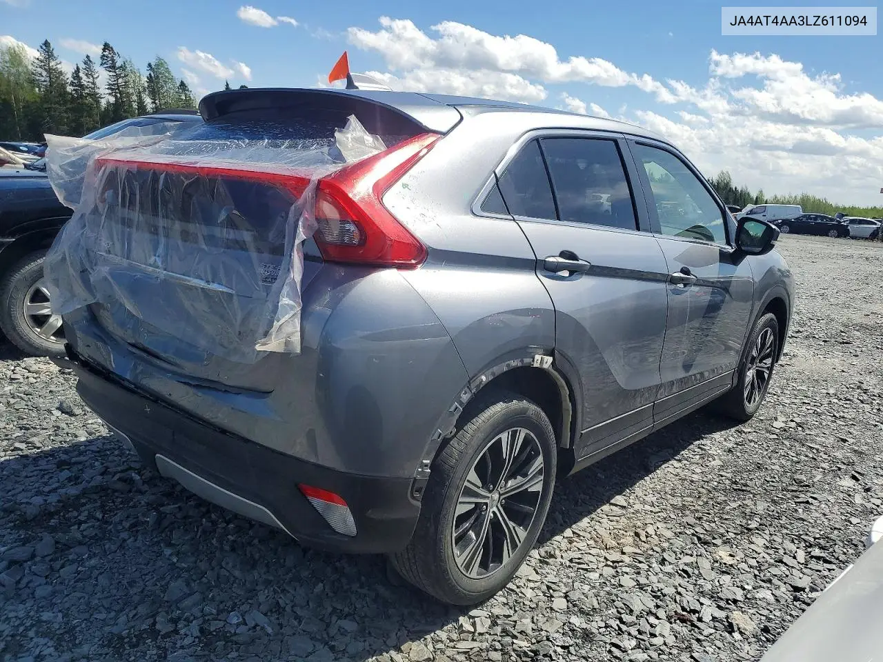 2020 Mitsubishi Eclipse Cross Le VIN: JA4AT4AA3LZ611094 Lot: 53615176