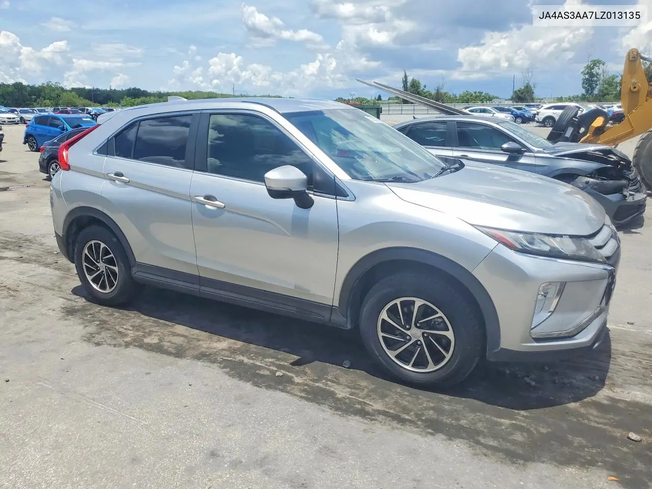 2020 Mitsubishi Eclipse Cross Es VIN: JA4AS3AA7LZ013135 Lot: 55380786