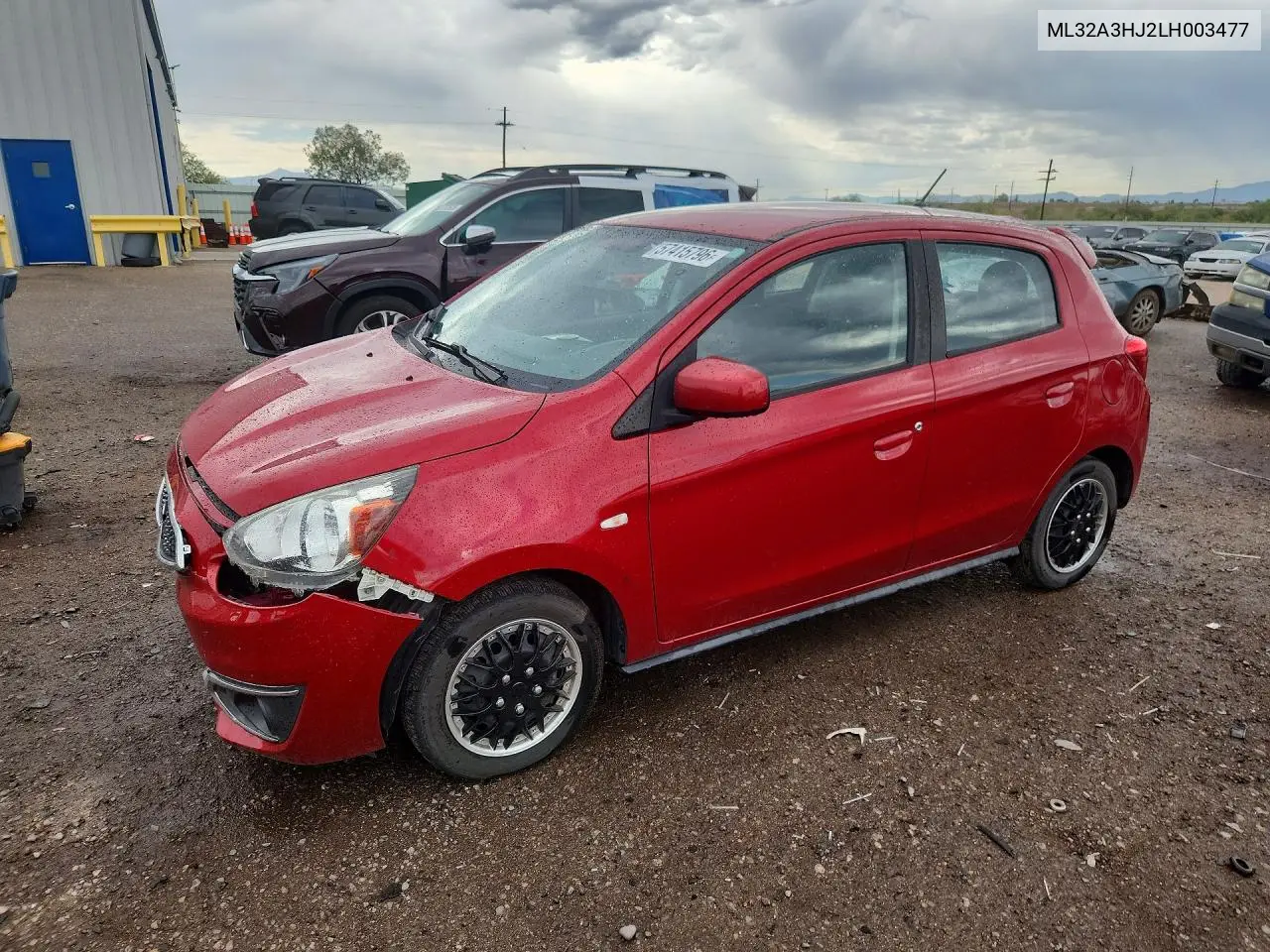 2020 Mitsubishi Mirage Es VIN: ML32A3HJ2LH003477 Lot: 57415796