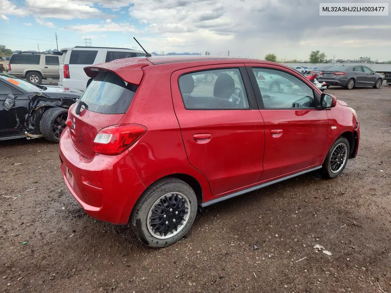 2020 Mitsubishi Mirage Es VIN: ML32A3HJ2LH003477 Lot: 57415796