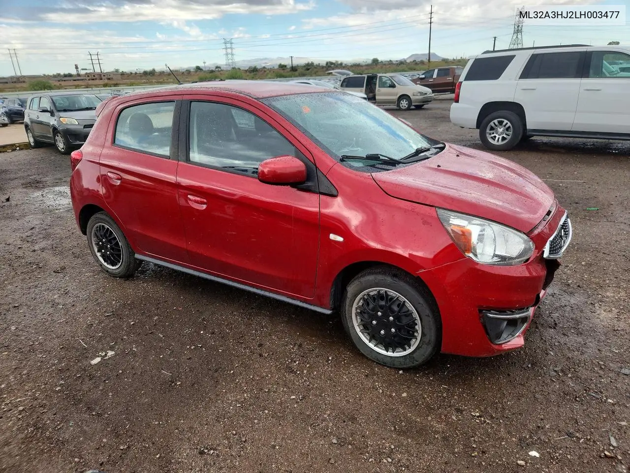 2020 Mitsubishi Mirage Es VIN: ML32A3HJ2LH003477 Lot: 57415796