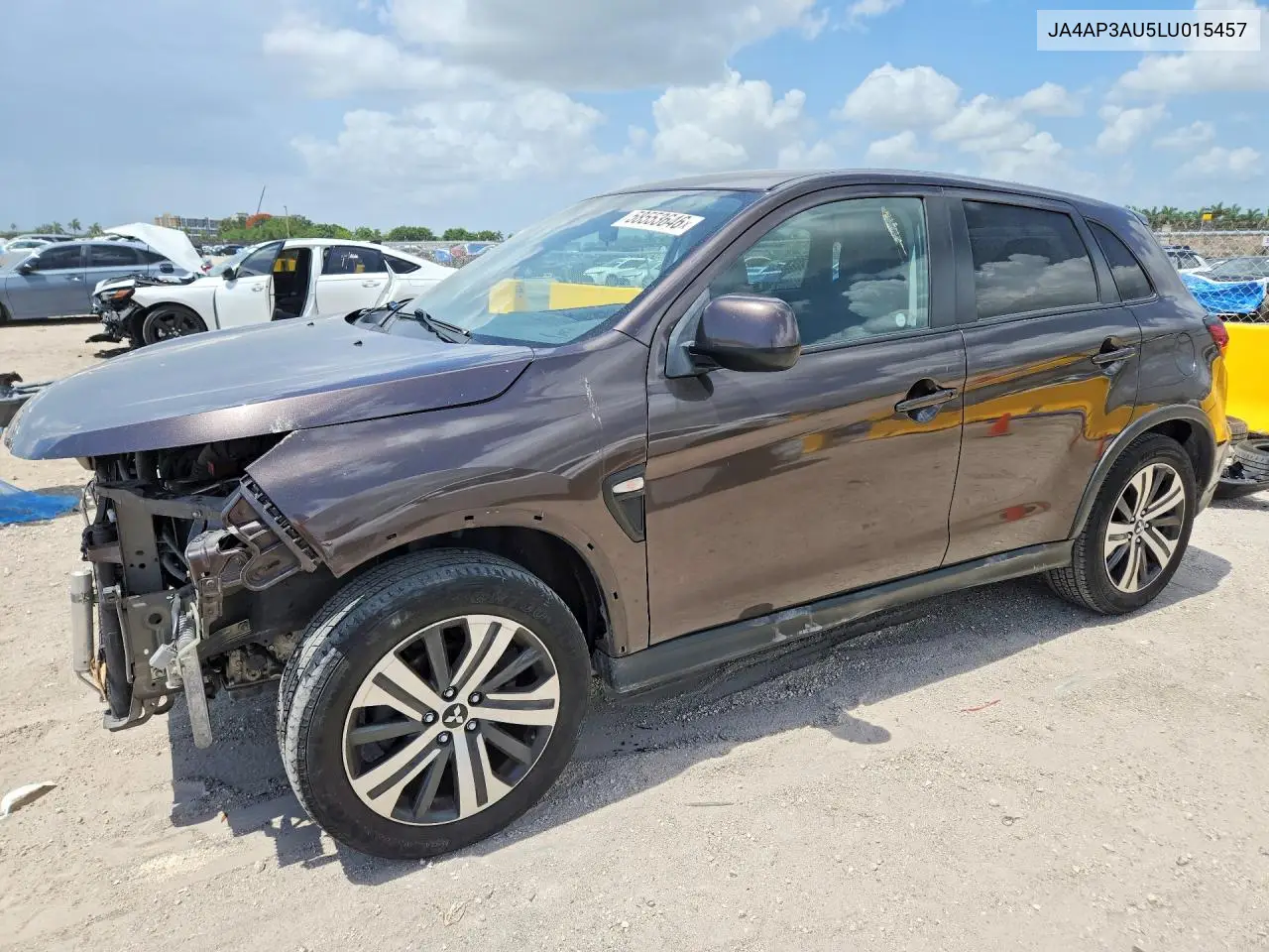 2020 Mitsubishi Outlander Sport Es VIN: JA4AP3AU5LU015457 Lot: 58553646