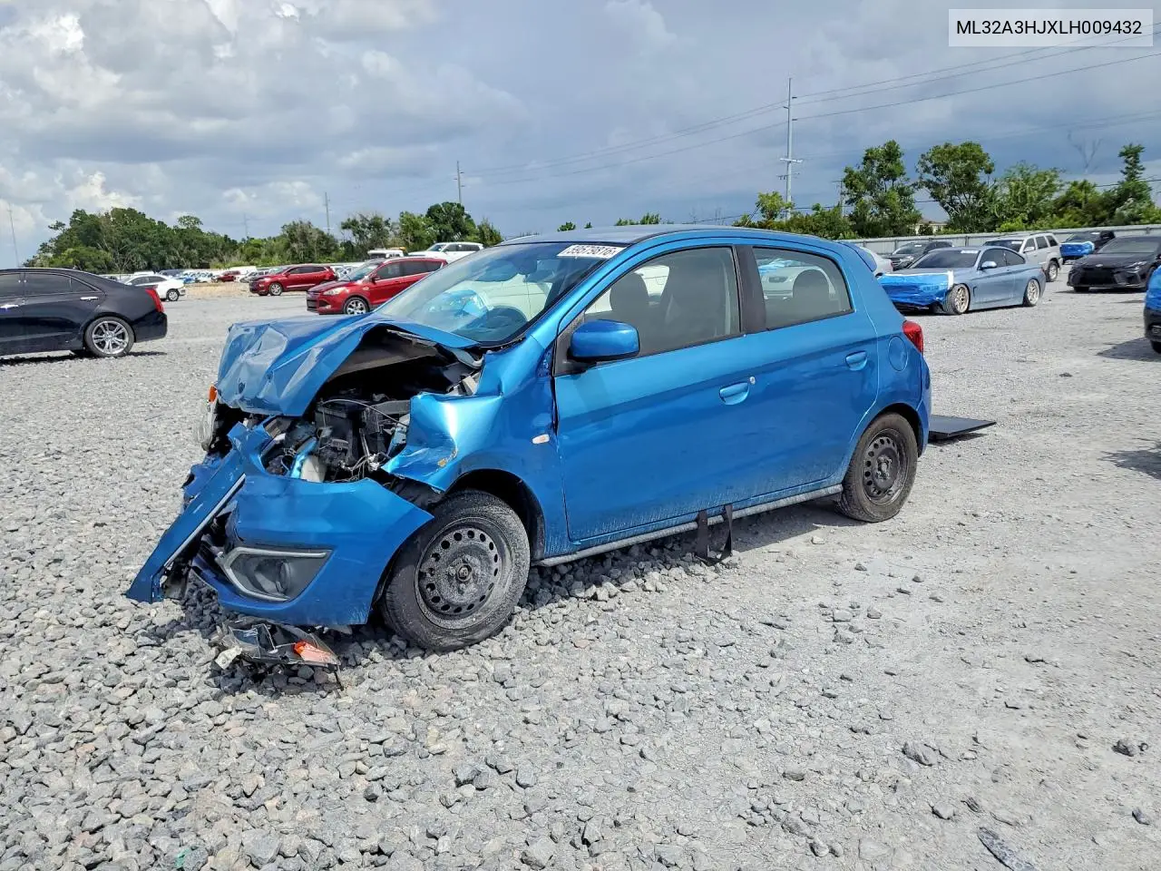 2020 Mitsubishi Mirage Es VIN: ML32A3HJXLH009432 Lot: 59579816