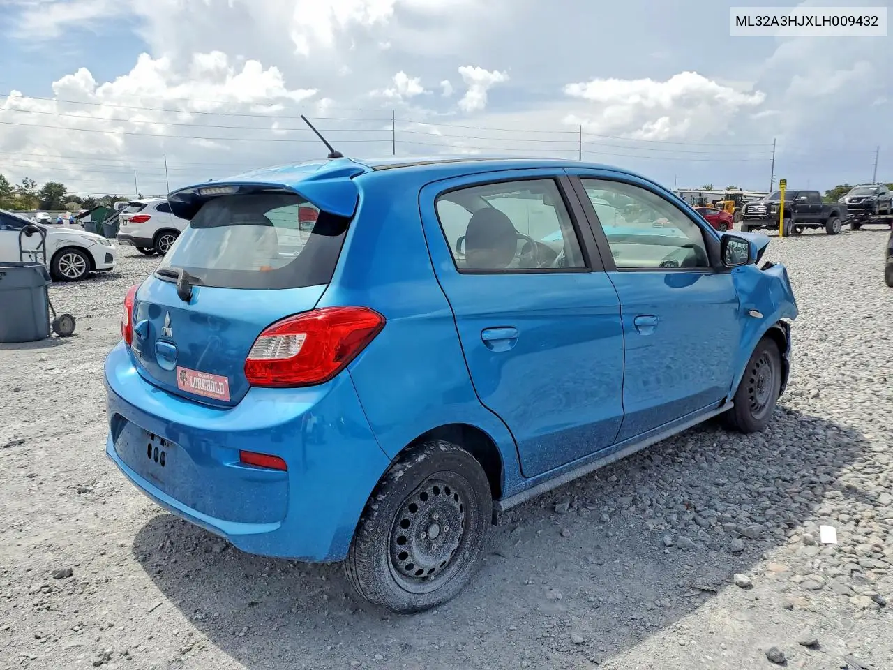 2020 Mitsubishi Mirage Es VIN: ML32A3HJXLH009432 Lot: 59579816