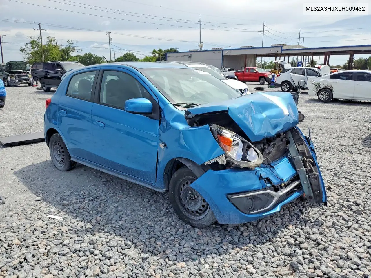 2020 Mitsubishi Mirage Es VIN: ML32A3HJXLH009432 Lot: 59579816