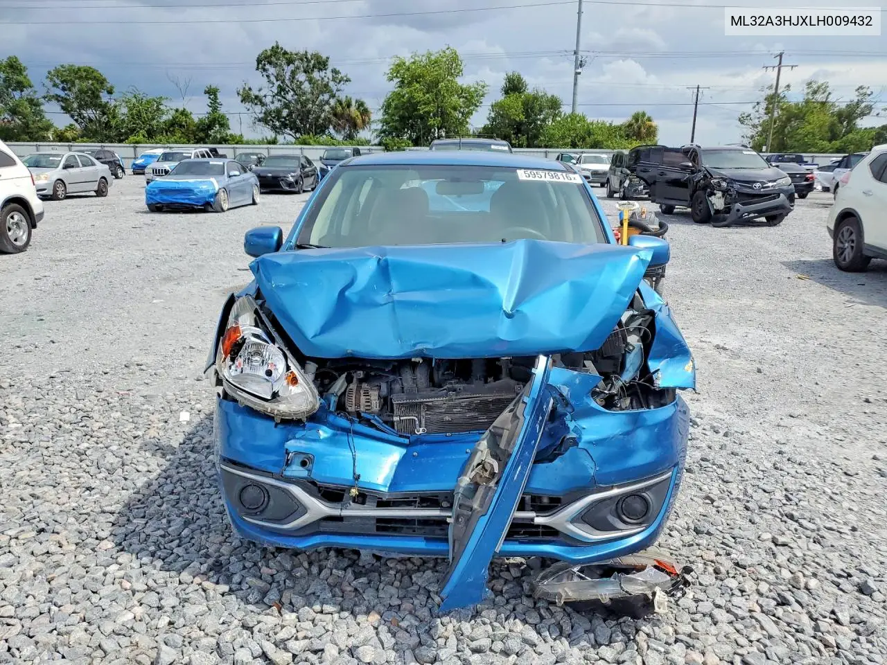 2020 Mitsubishi Mirage Es VIN: ML32A3HJXLH009432 Lot: 59579816