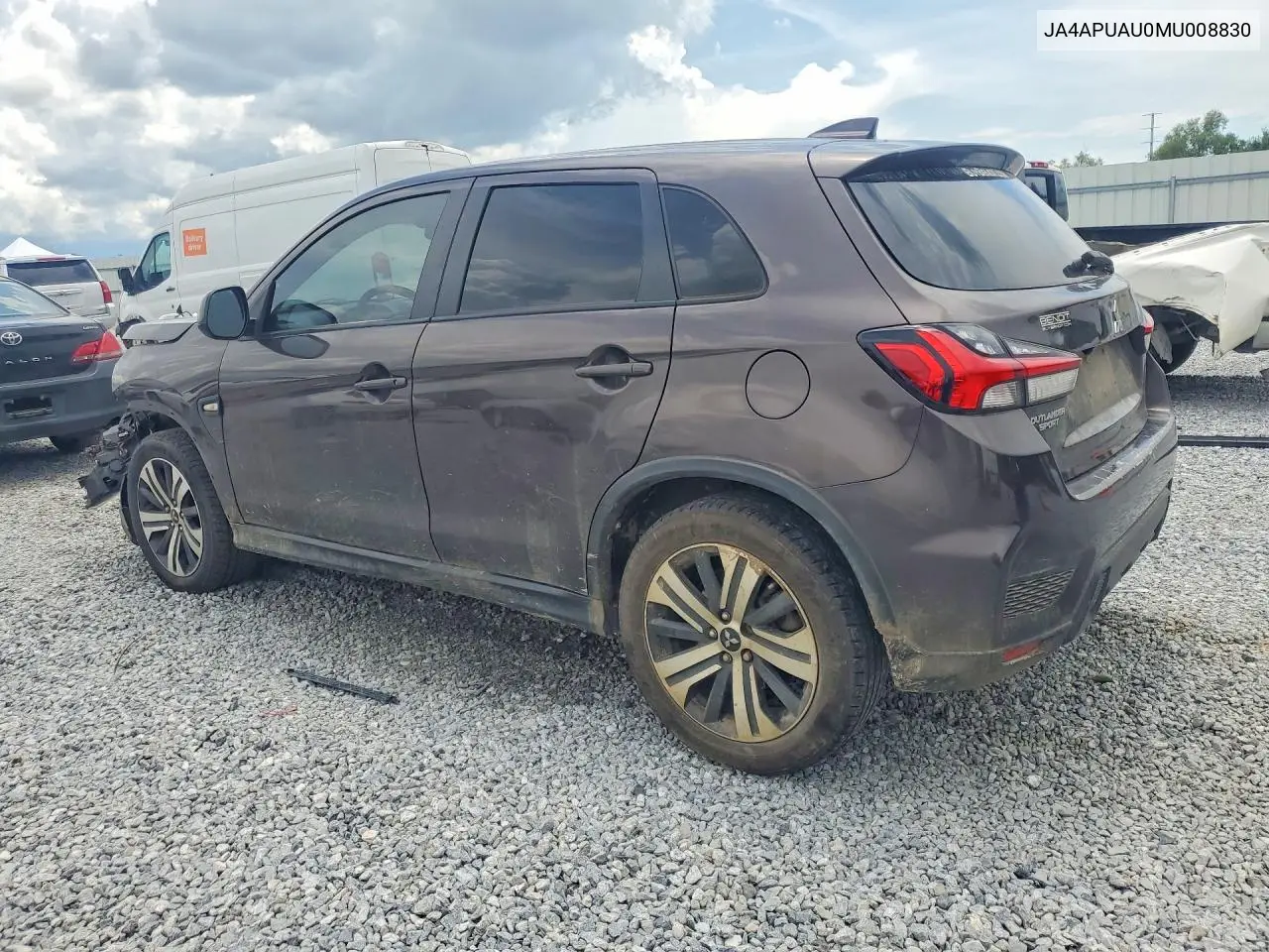 2021 Mitsubishi Outlander Sport Es VIN: JA4APUAU0MU008830 Lot: 60271316