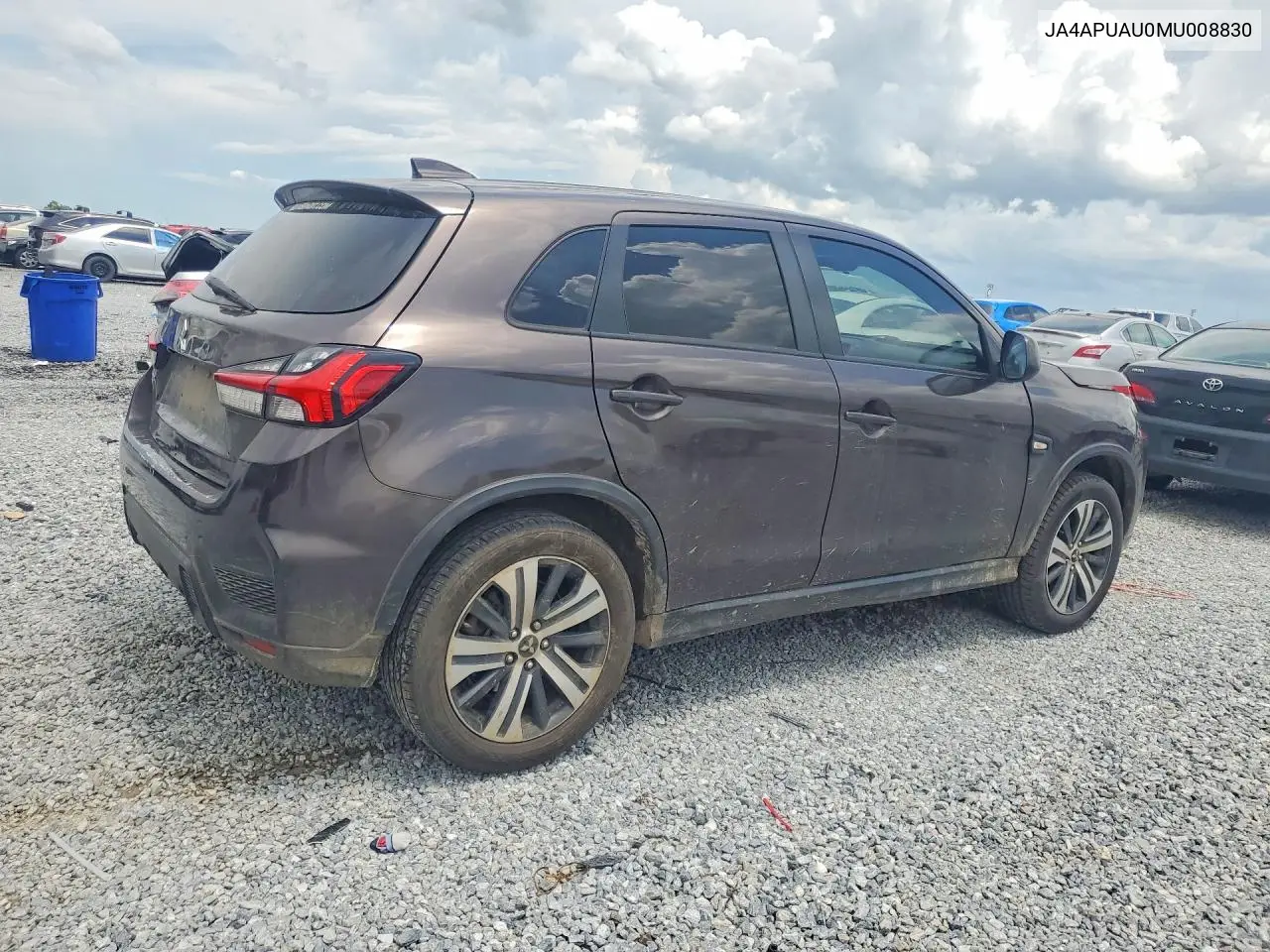 2021 Mitsubishi Outlander Sport Es VIN: JA4APUAU0MU008830 Lot: 60271316