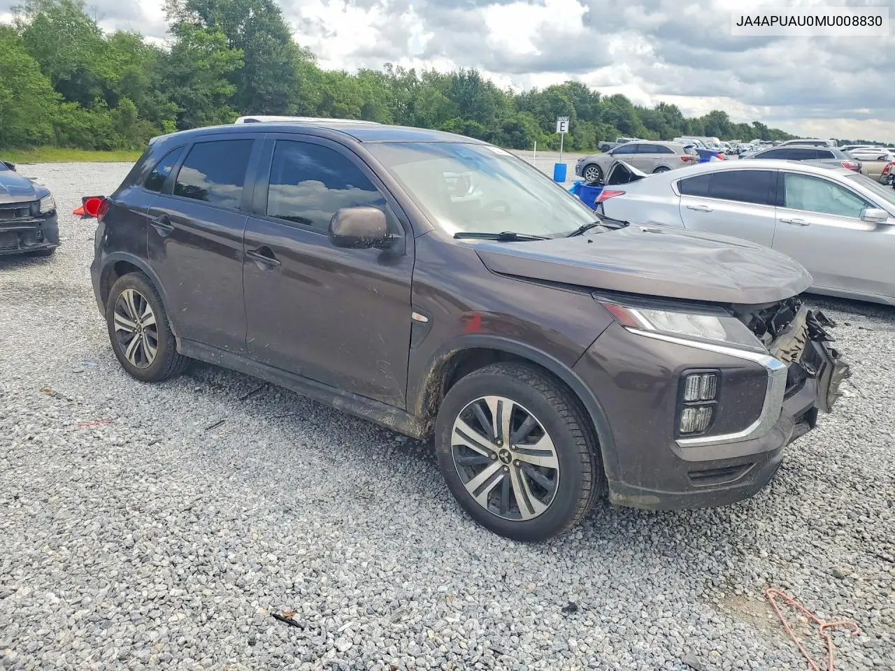 2021 Mitsubishi Outlander Sport Es VIN: JA4APUAU0MU008830 Lot: 60271316