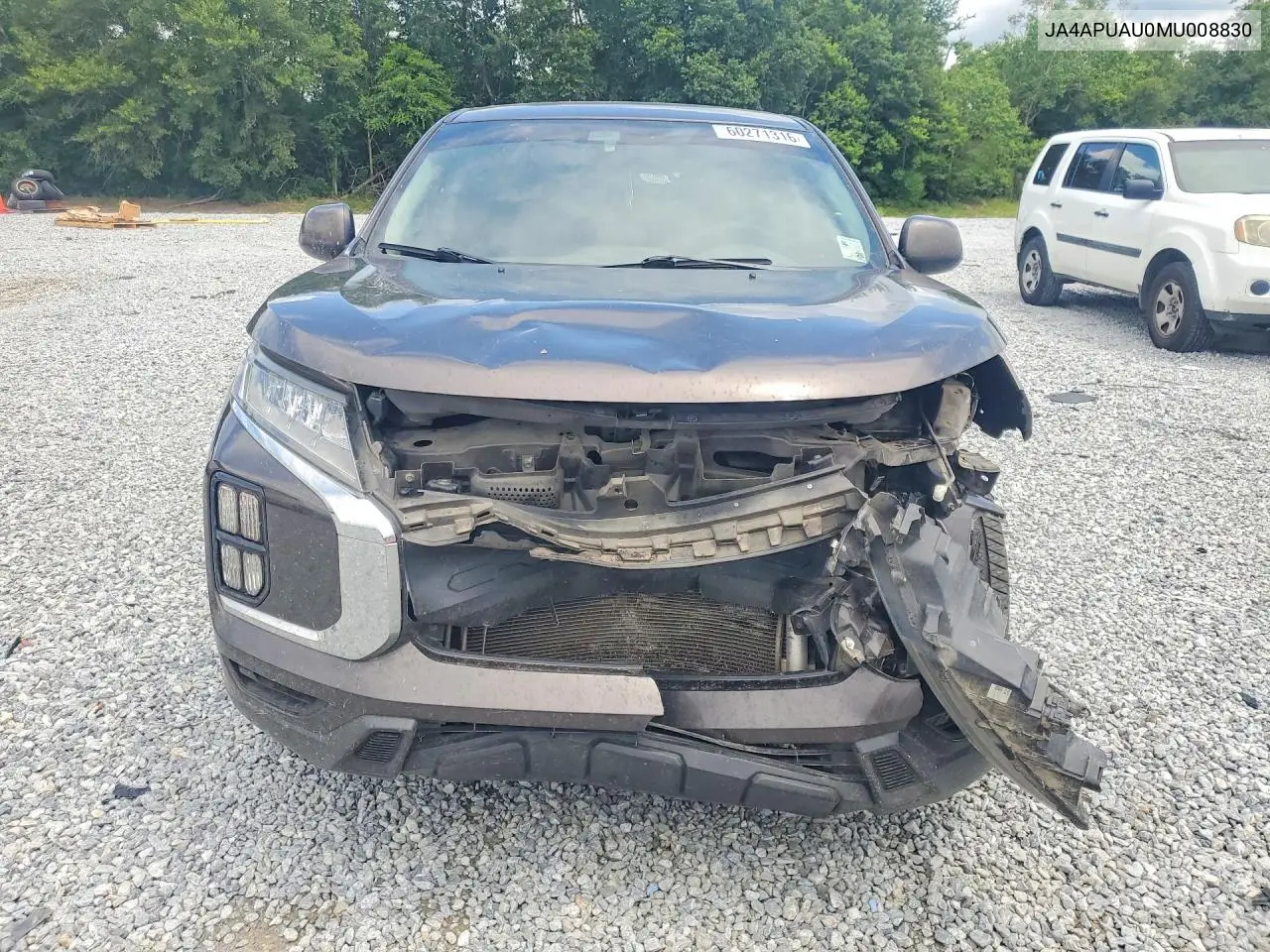2021 Mitsubishi Outlander Sport Es VIN: JA4APUAU0MU008830 Lot: 60271316