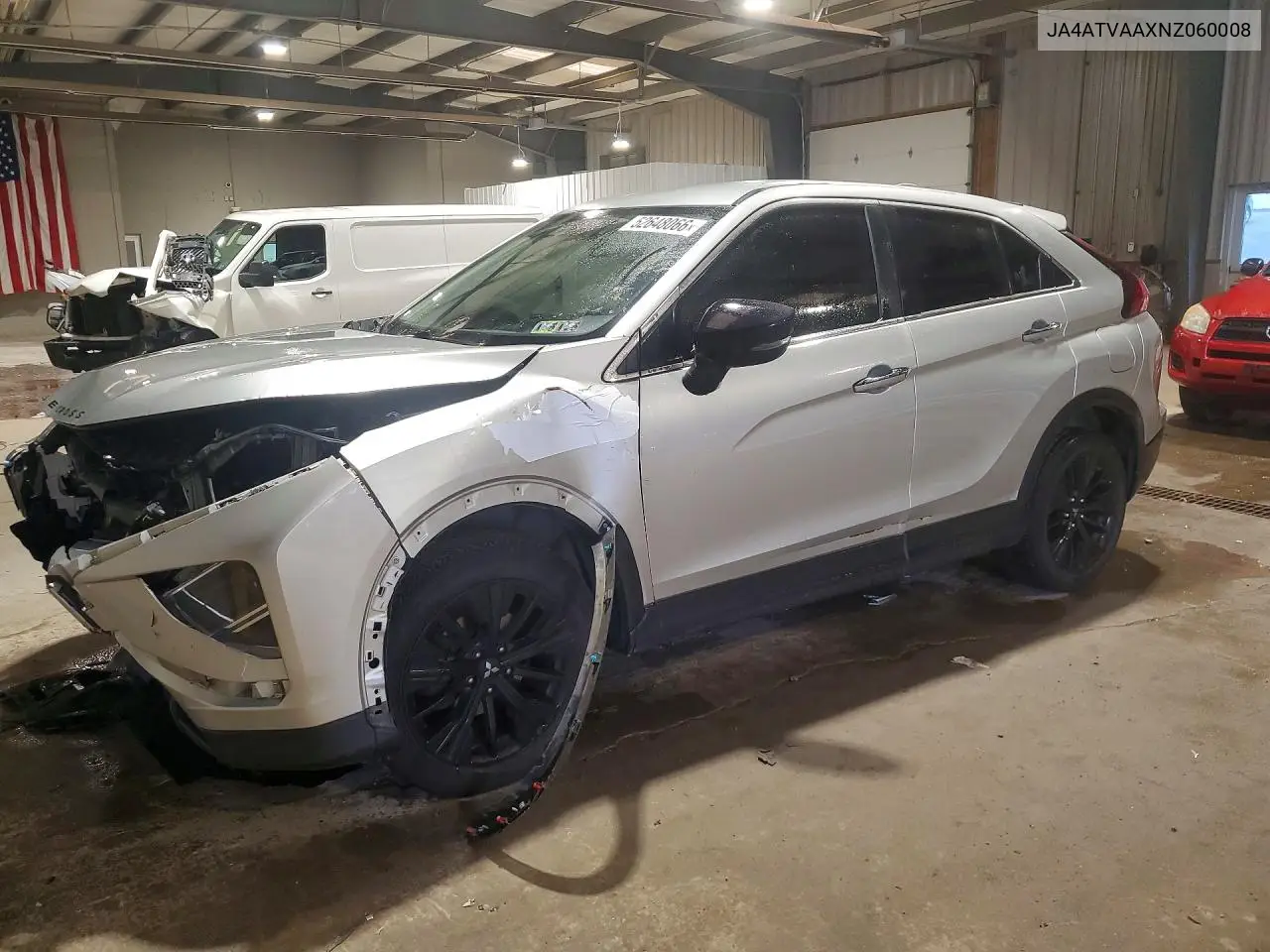 2022 Mitsubishi Eclipse Cross Le VIN: JA4ATVAAXNZ060008 Lot: 52648066
