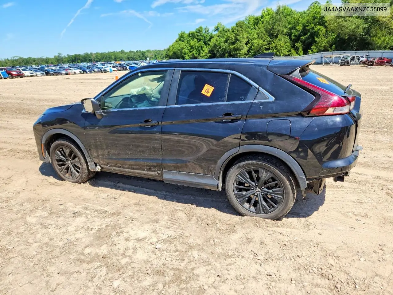 2022 Mitsubishi Eclipse Cross Le VIN: JA4ASVAAXNZ055099 Lot: 53754666