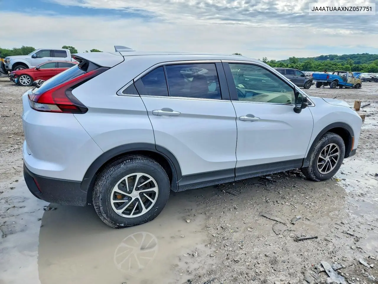 2022 Mitsubishi Eclipse Cross Es VIN: JA4ATUAAXNZ057751 Lot: 55455216