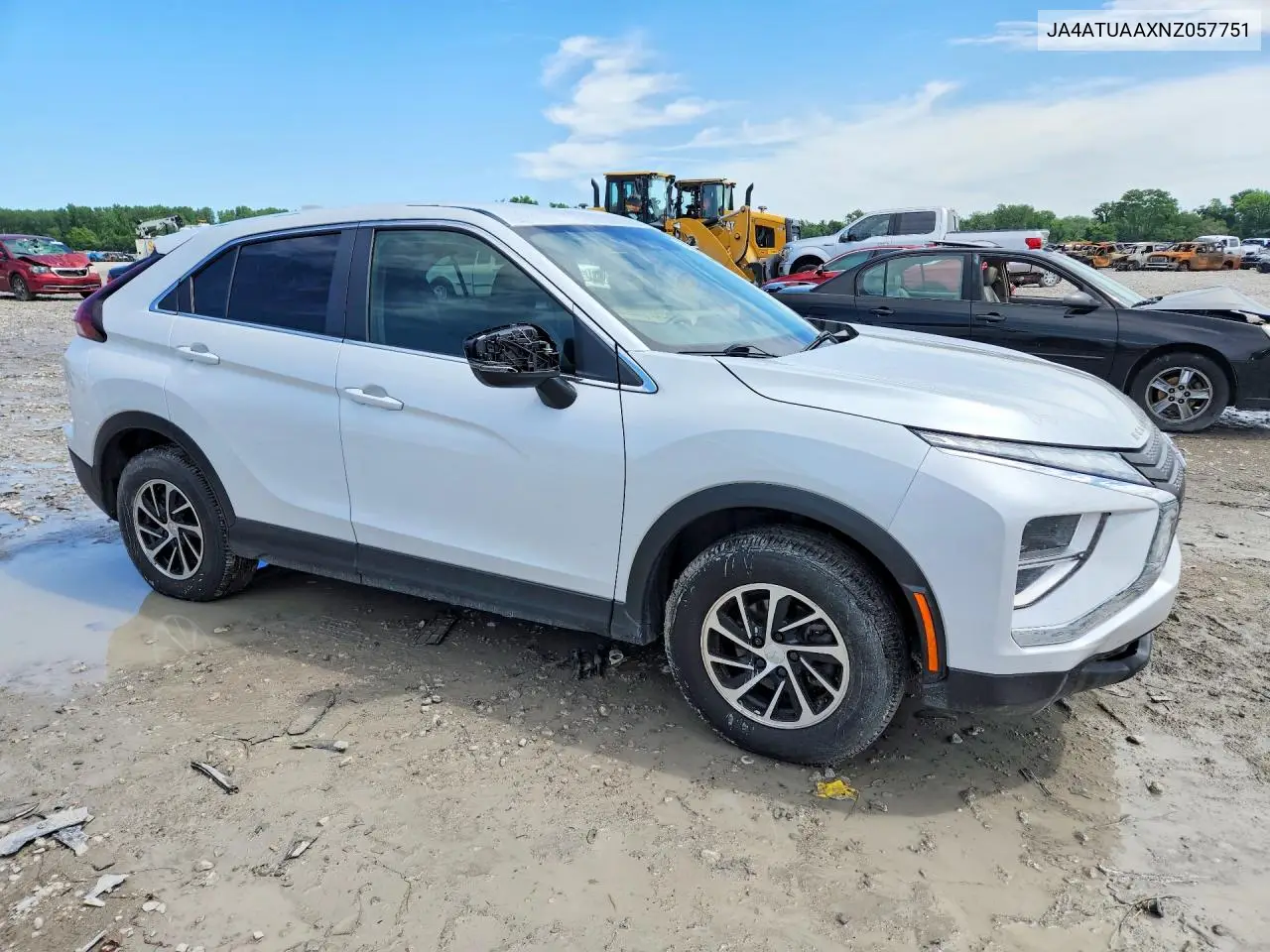 2022 Mitsubishi Eclipse Cross Es VIN: JA4ATUAAXNZ057751 Lot: 55455216