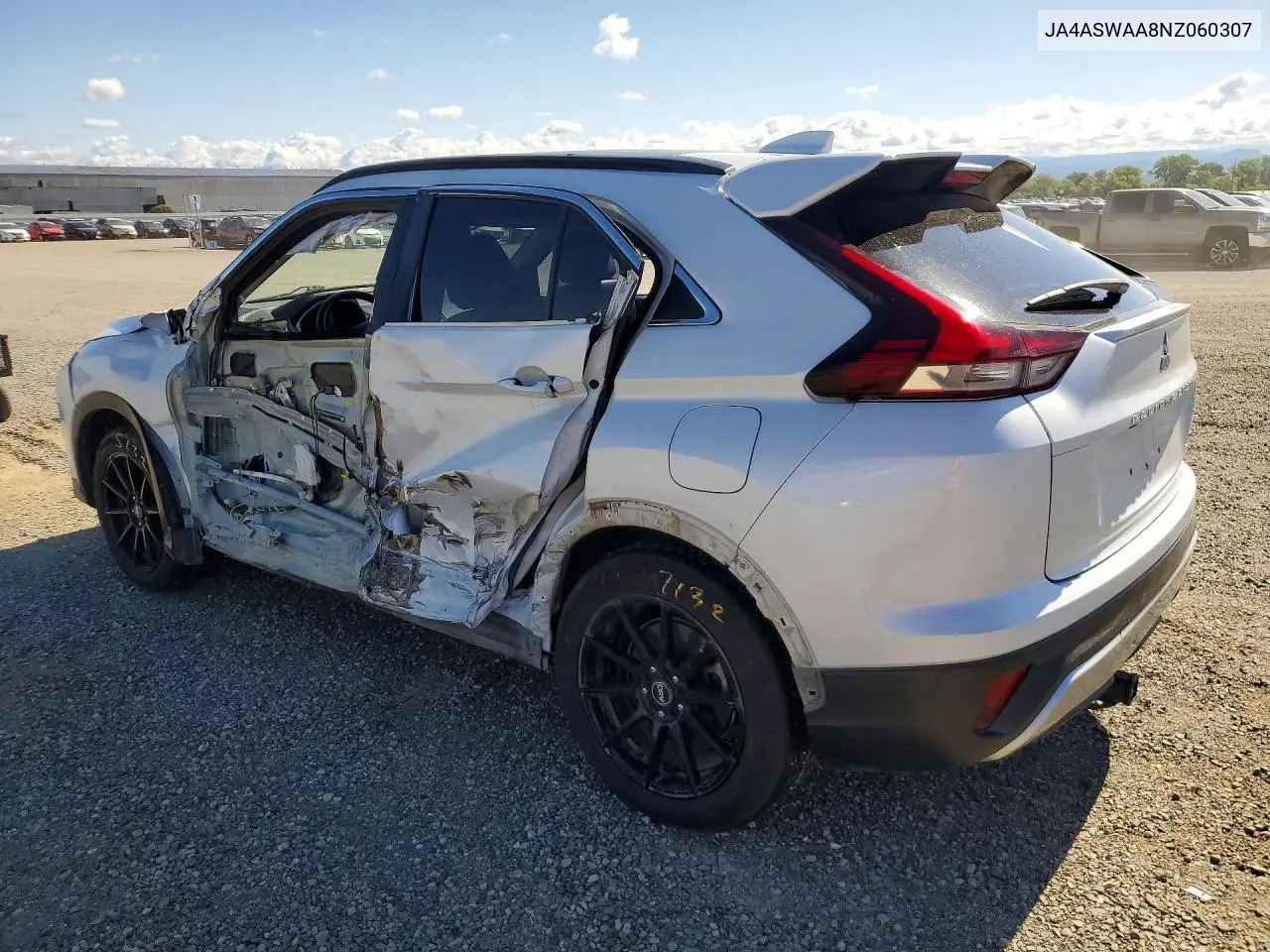 2022 Mitsubishi Eclipse Cross Se VIN: JA4ASWAA8NZ060307 Lot: 56592136