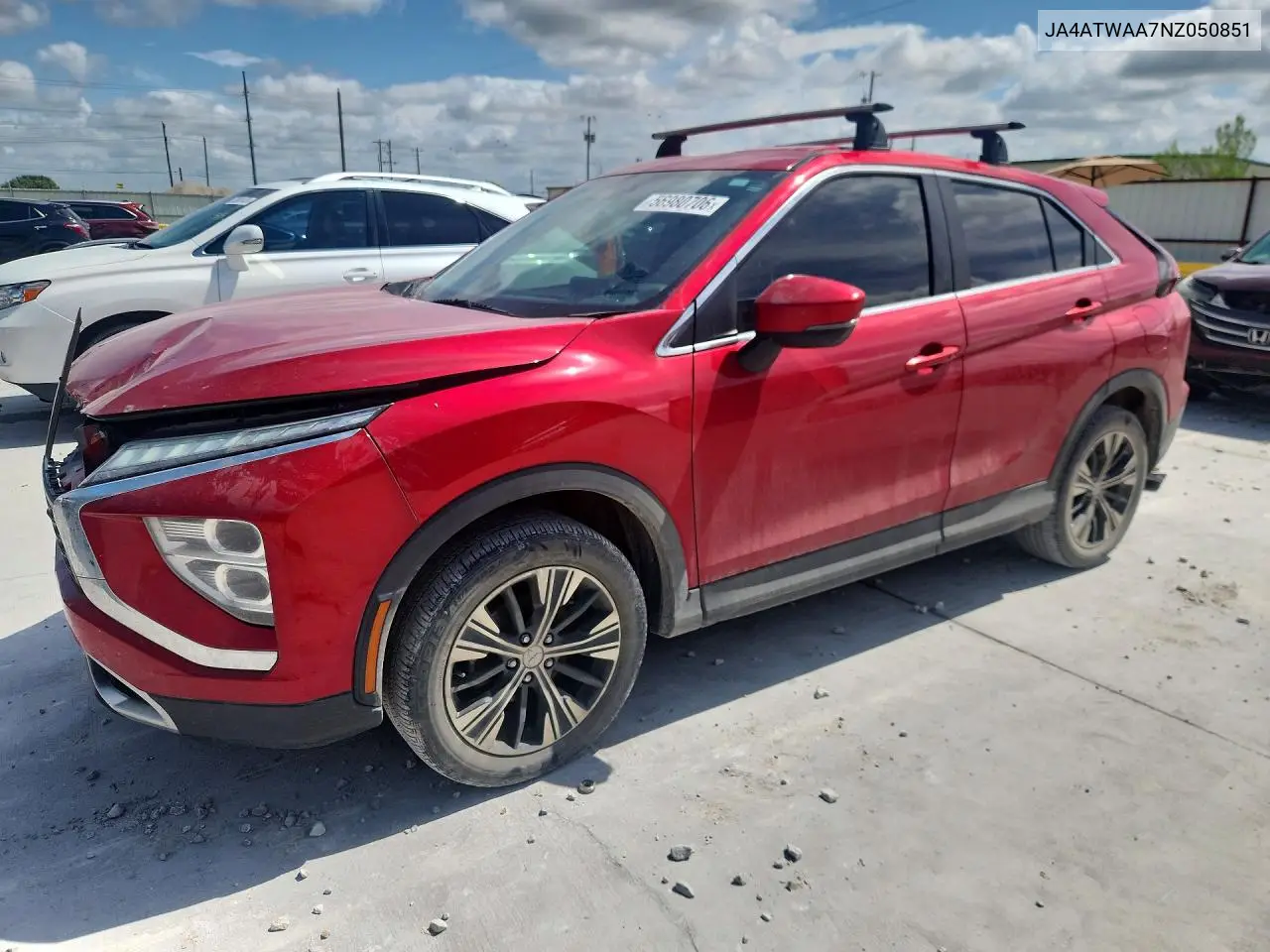 2022 Mitsubishi Eclipse Cross Se VIN: JA4ATWAA7NZ050851 Lot: 56980706