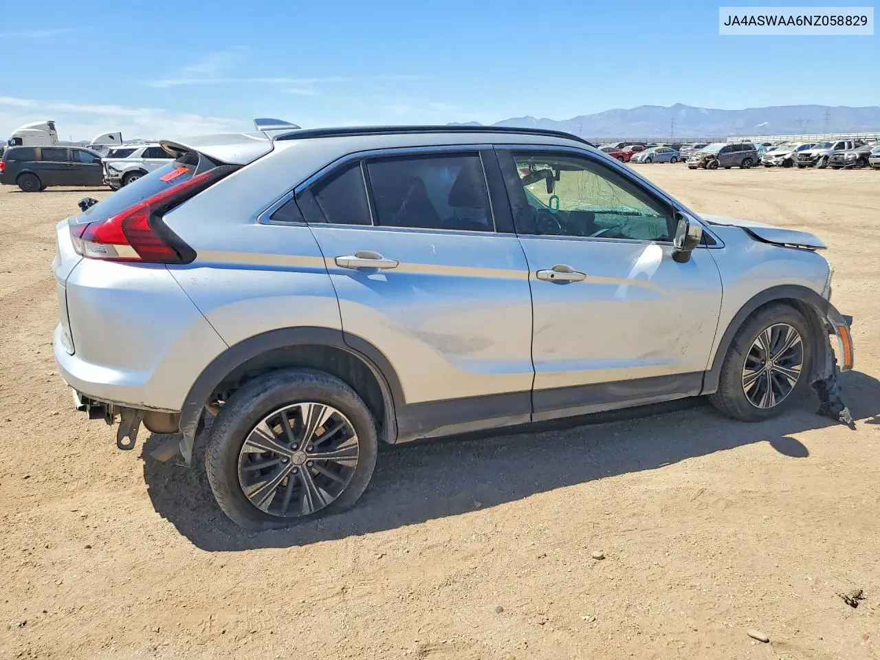 2022 Mitsubishi Eclipse Cross Se VIN: JA4ASWAA6NZ058829 Lot: 56982986