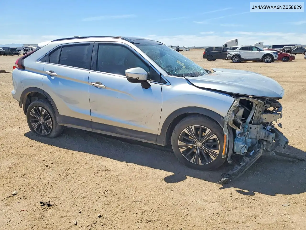 2022 Mitsubishi Eclipse Cross Se VIN: JA4ASWAA6NZ058829 Lot: 56982986