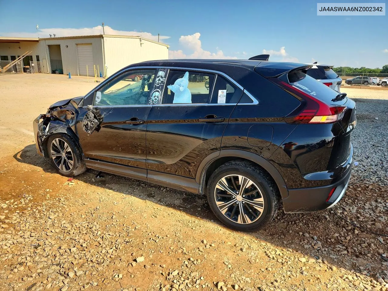 2022 Mitsubishi Eclipse Cross Se VIN: JA4ASWAA6NZ002342 Lot: 57142396