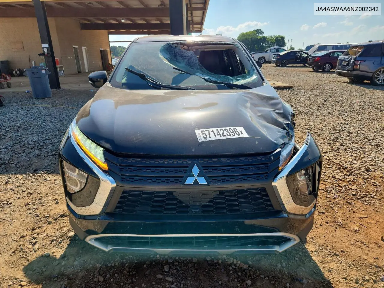 2022 Mitsubishi Eclipse Cross Se VIN: JA4ASWAA6NZ002342 Lot: 57142396