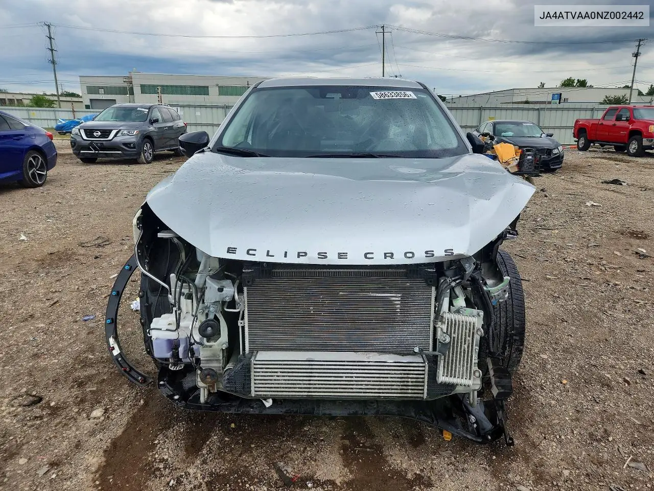 2022 Mitsubishi Eclipse Cross Le VIN: JA4ATVAA0NZ002442 Lot: 58633856