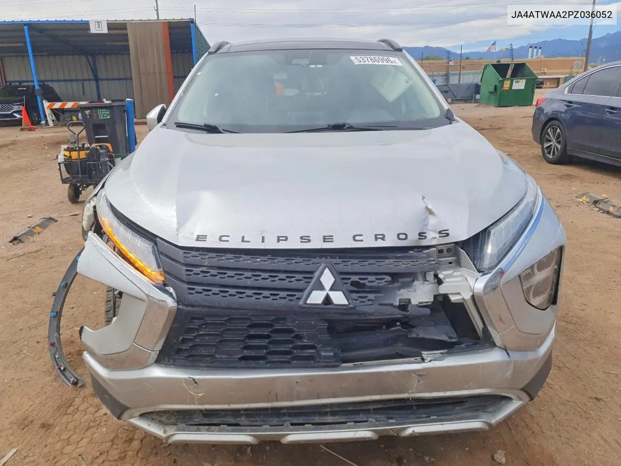 2023 Mitsubishi Eclipse Cross Se VIN: JA4ATWAA2PZ036052 Lot: 53786996