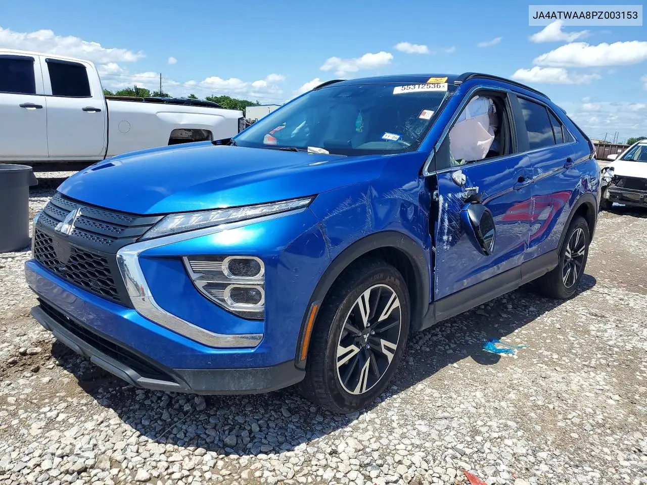 2023 Mitsubishi Eclipse Cross Se VIN: JA4ATWAA8PZ003153 Lot: 55312536