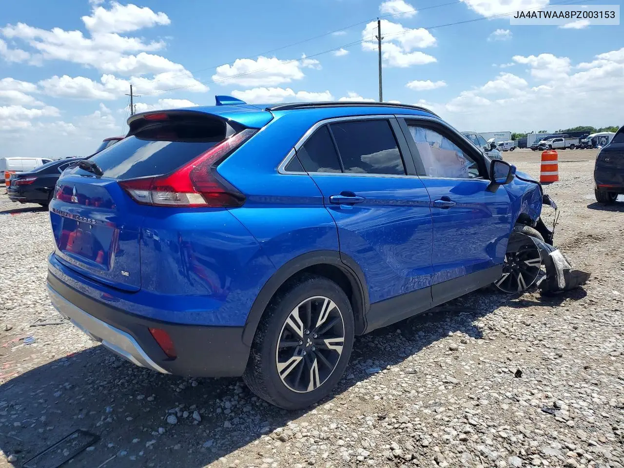 2023 Mitsubishi Eclipse Cross Se VIN: JA4ATWAA8PZ003153 Lot: 55312536