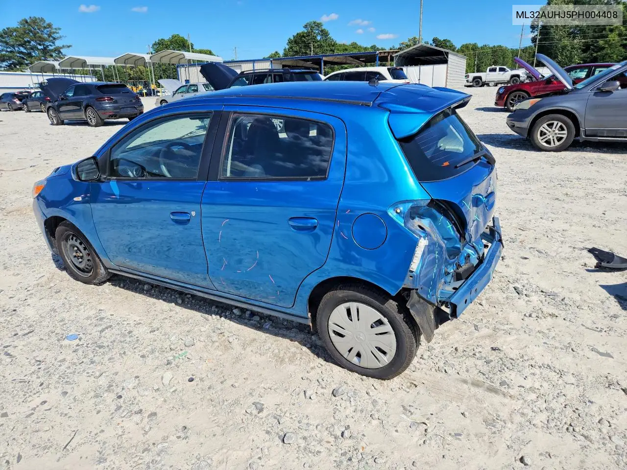 2023 Mitsubishi Mirage Es VIN: ML32AUHJ5PH004408 Lot: 58345876