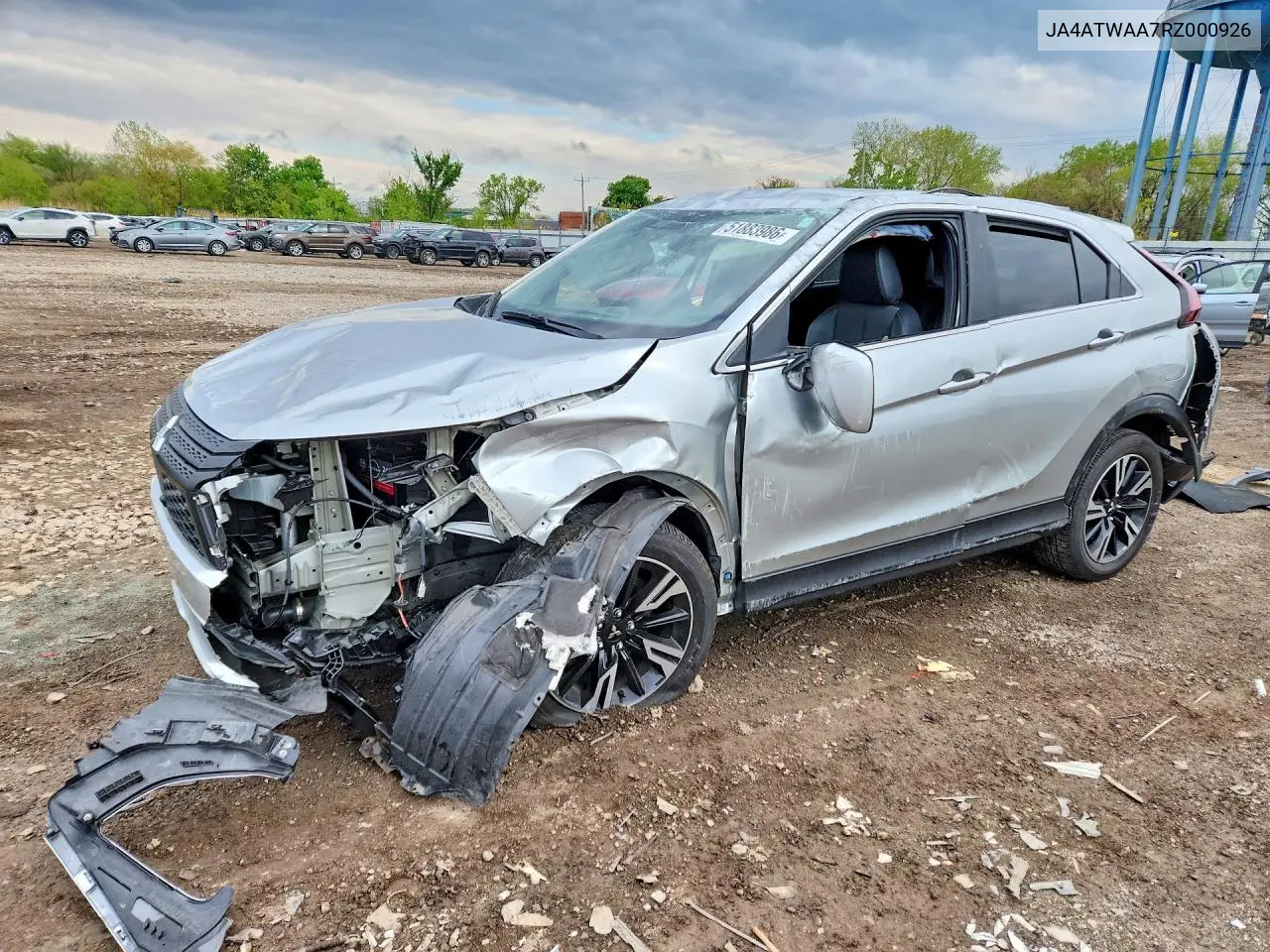 2024 Mitsubishi Eclipse Cross Se VIN: JA4ATWAA7RZ000926 Lot: 51883986