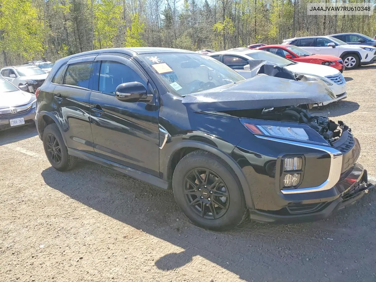 2024 Mitsubishi Rvr Se VIN: JA4AJVAW7RU610348 Lot: 53349246