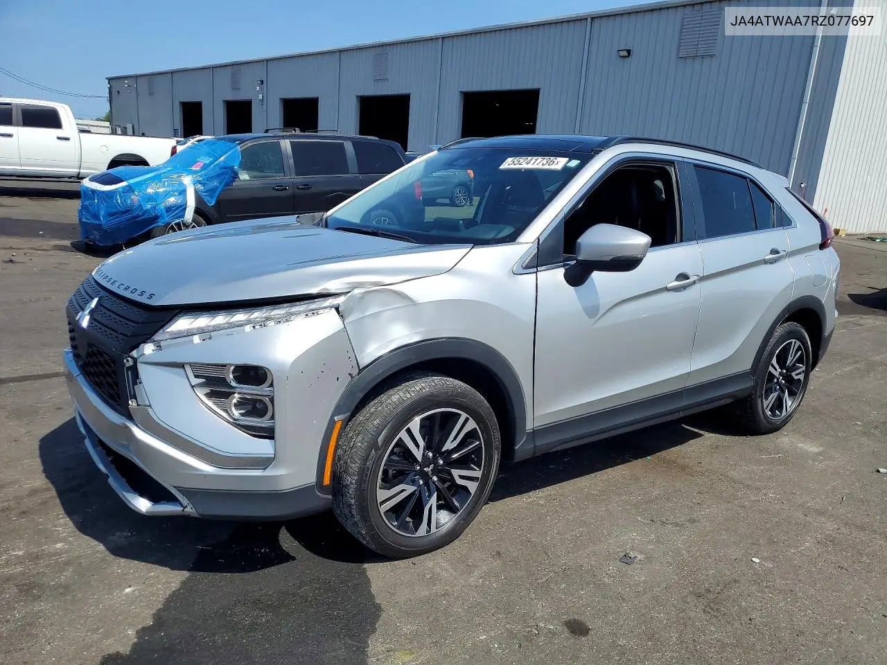 2024 Mitsubishi Eclipse Cross Se VIN: JA4ATWAA7RZ077697 Lot: 55241736