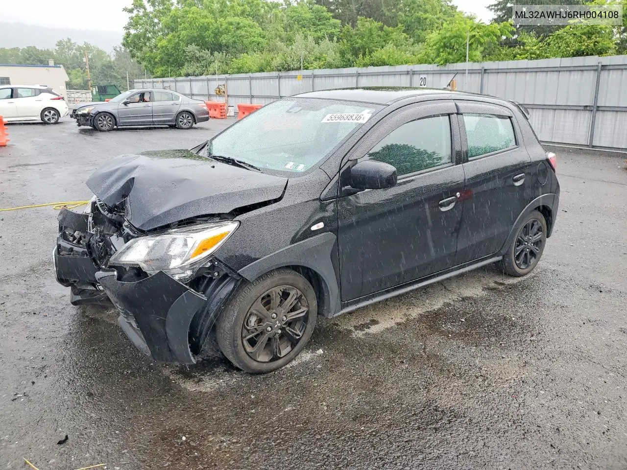 2024 Mitsubishi Mirage Se VIN: ML32AWHJ6RH004108 Lot: 55968836