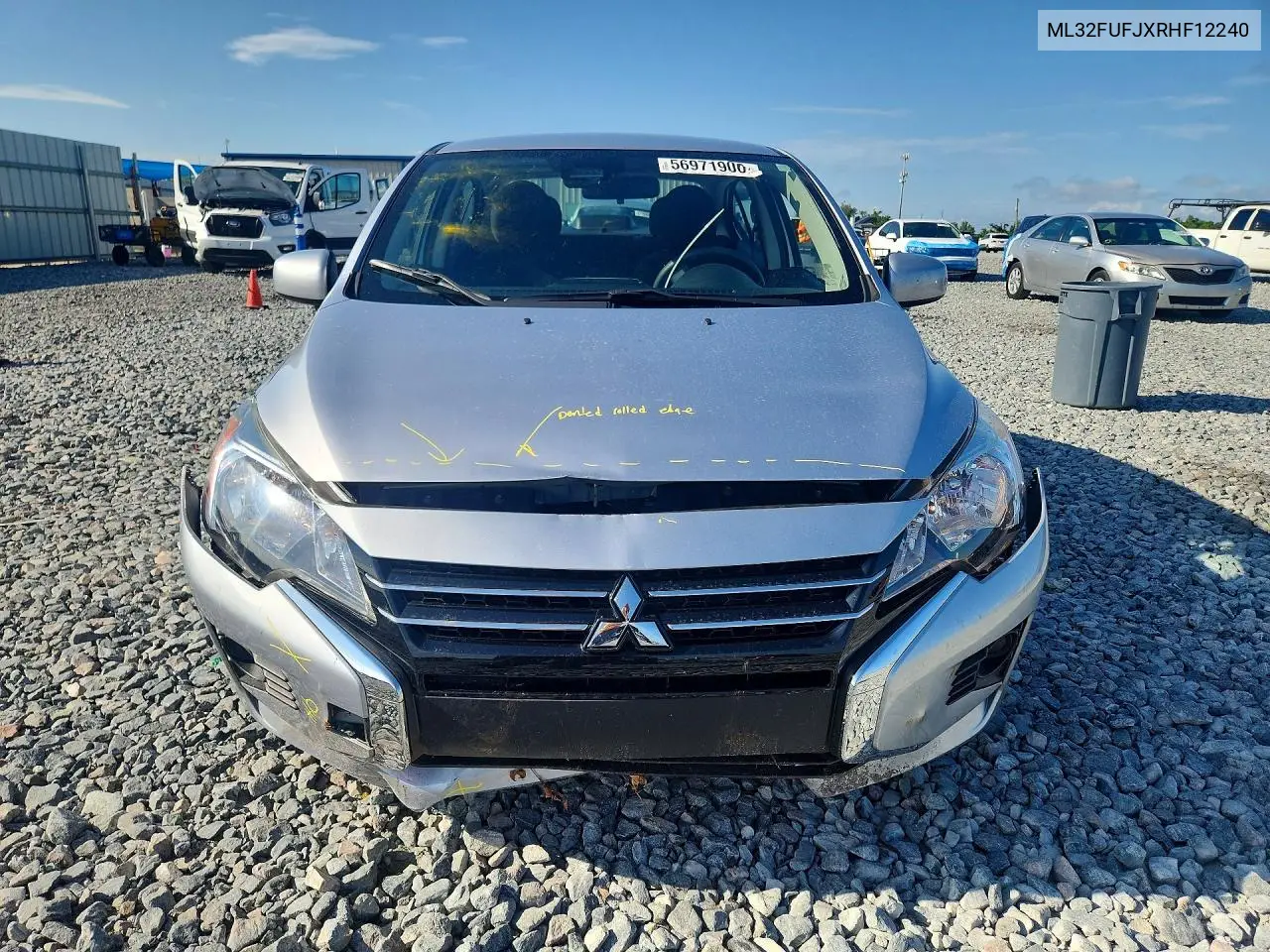 2024 Mitsubishi Mirage G4 Es VIN: ML32FUFJXRHF12240 Lot: 56971906
