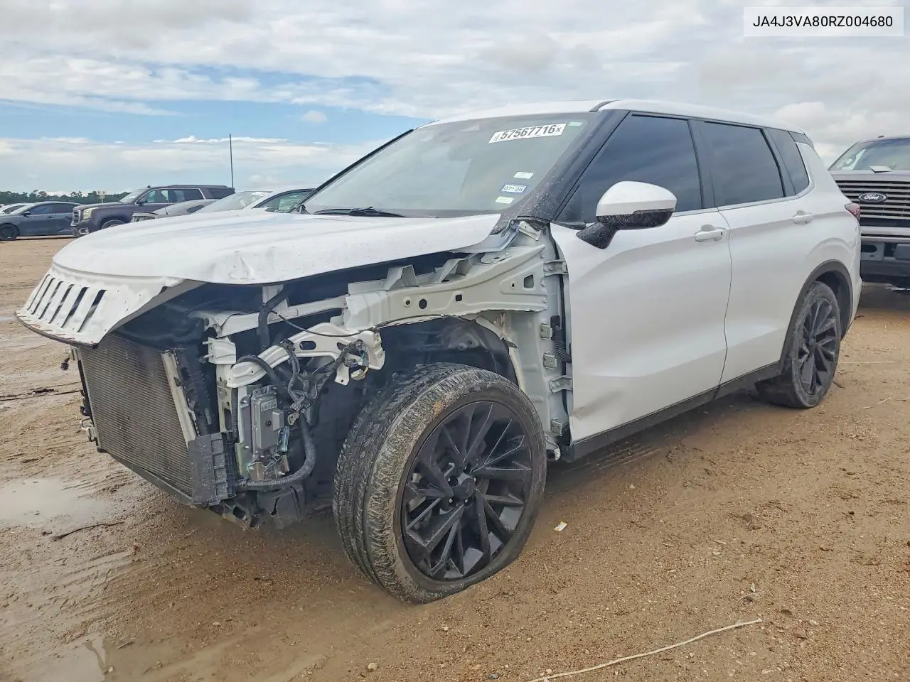 2024 Mitsubishi Outlander Se VIN: JA4J3VA80RZ004680 Lot: 57567716