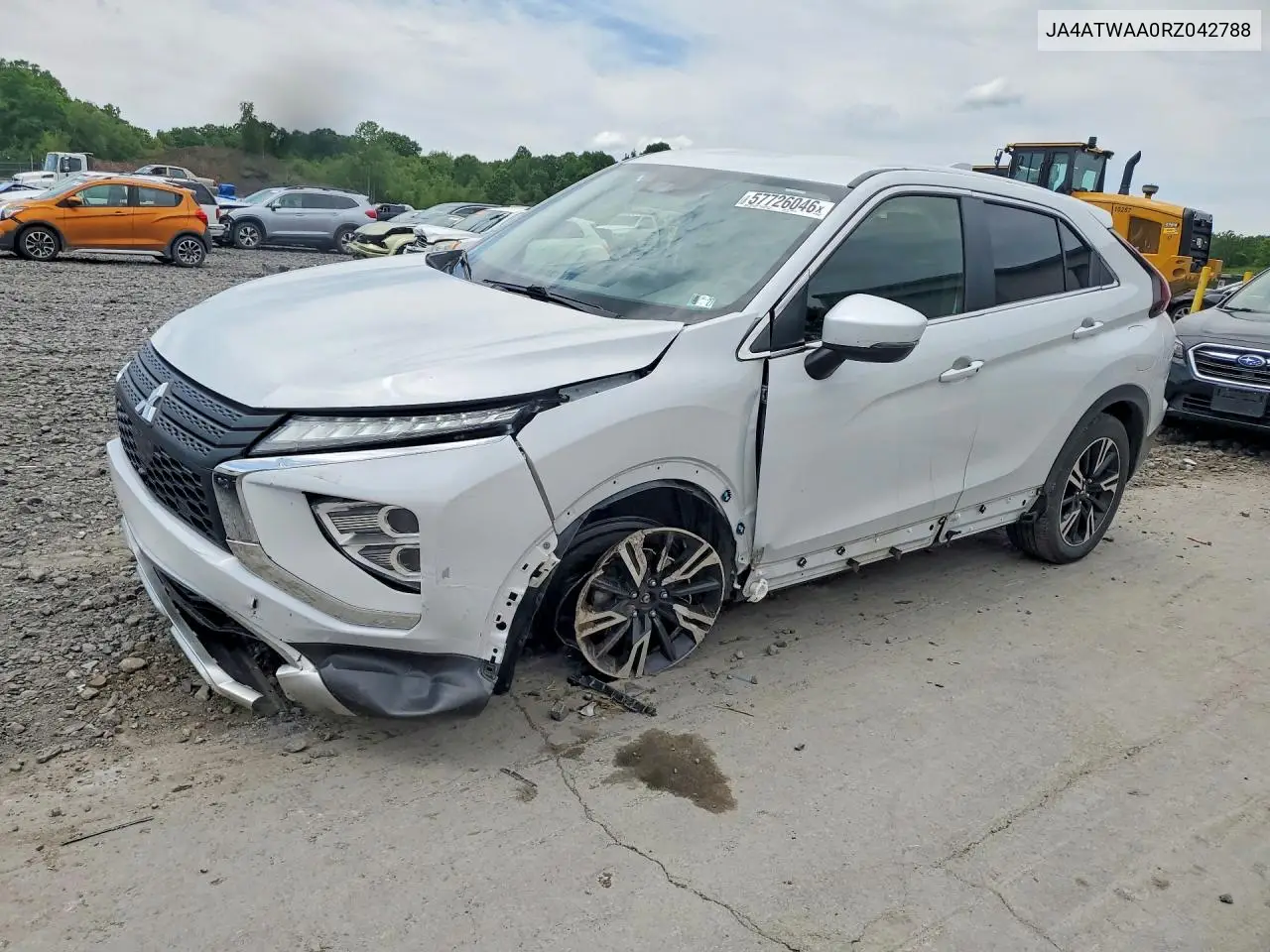 2024 Mitsubishi Eclipse Cross Se VIN: JA4ATWAA0RZ042788 Lot: 57726046