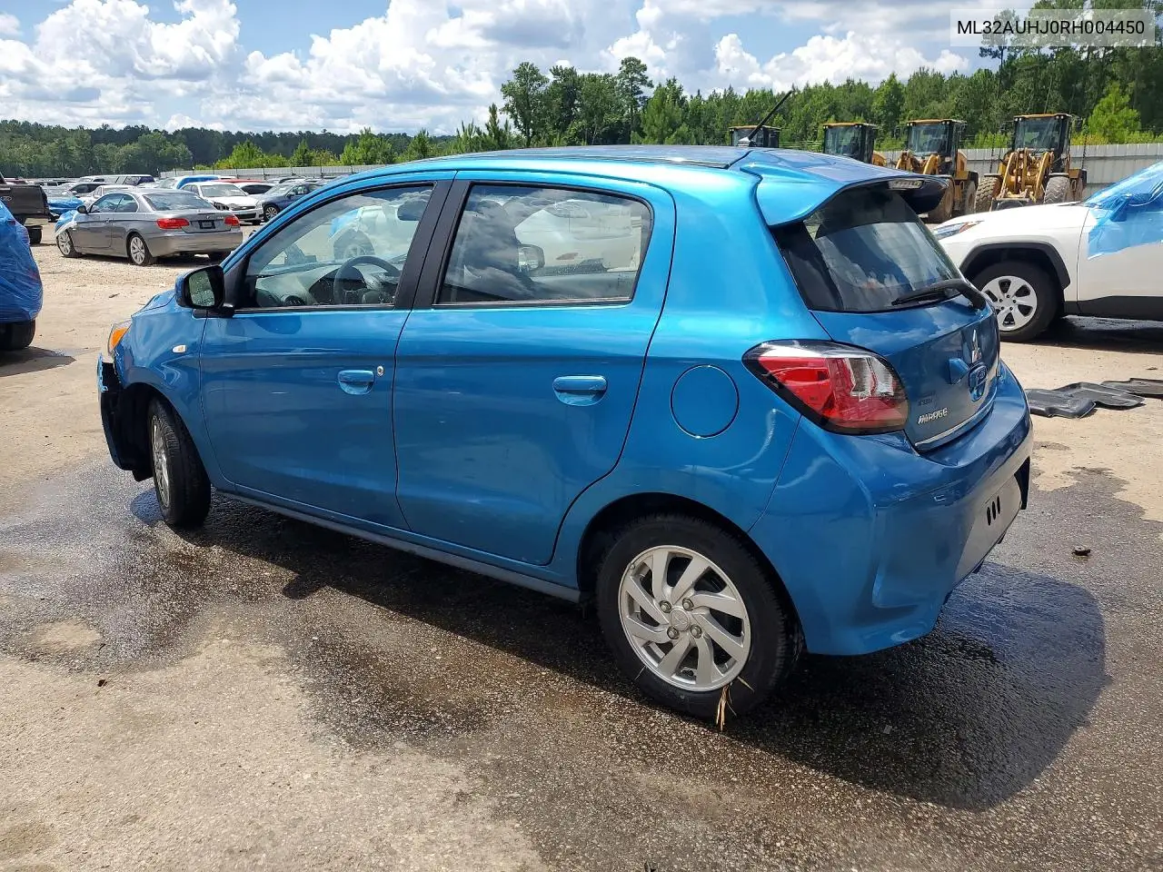 2024 Mitsubishi Mirage Es VIN: ML32AUHJ0RH004450 Lot: 58917346
