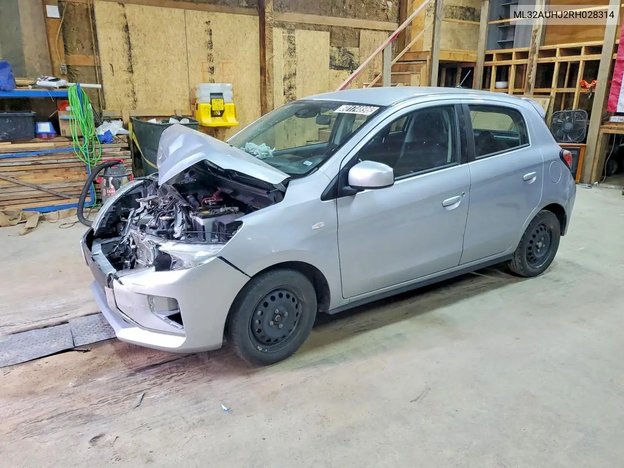 2024 Mitsubishi Mirage Es VIN: ML32AUHJ2RH028314 Lot: 60174896